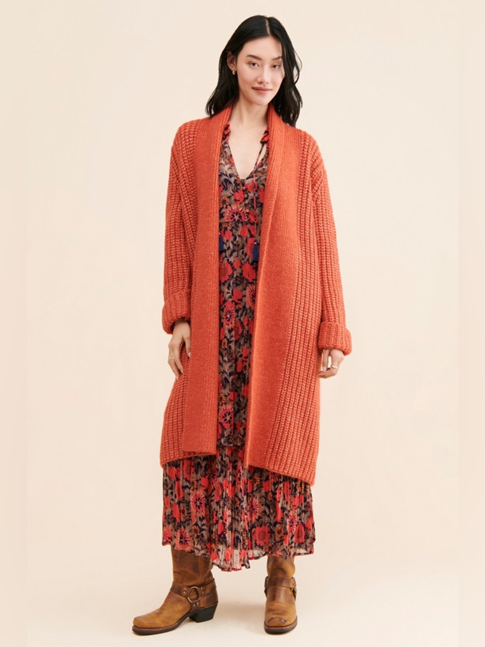 CIEBON KARINE OVERSIZED KNIT CARDIGAN